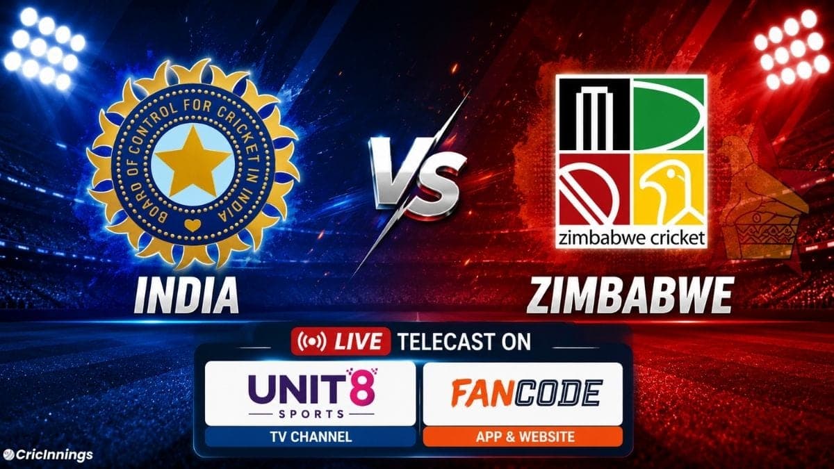 IND vs ZIM 1st T20 Live Streaming: When and Where to Watch India vs Zimbabwe Match